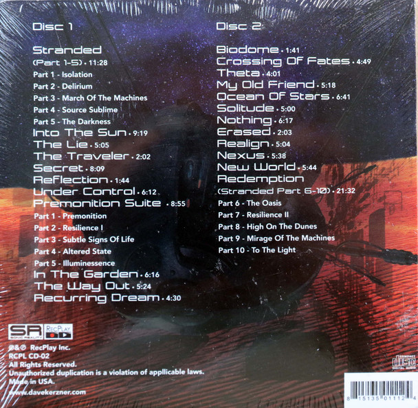 Dave Kerzner - New World deluxe edition 2 cds sealed out of print