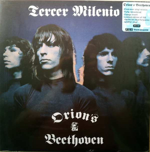 Orion's Beethoven - Tercer Milenio lp reissue clear/turquoise splatter vinyl  100 pressed
