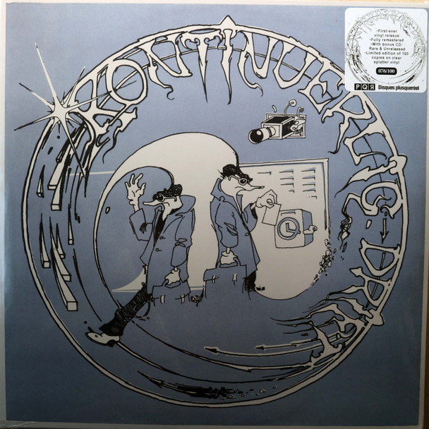 Kontinuerlig Drift -same (1977 Swedish group)  lp reissue  100 pressed  yellow/red/blue splatter vinyl and bonus cd