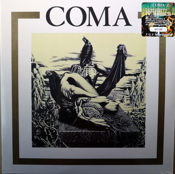 Coma - Financial Tycoon  lp reissue  100 pressed  yellow/black splatter vinyl and bonus DVD 5+ hours of music
