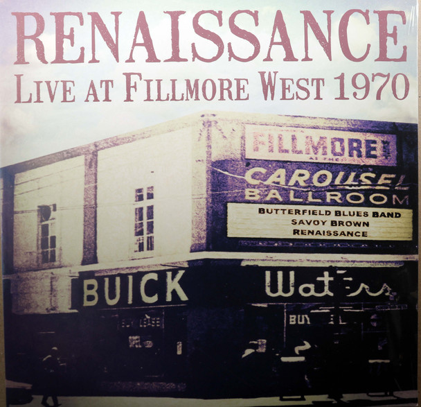 Renaissance -Live at the Fillmore West 1970  lp reissue