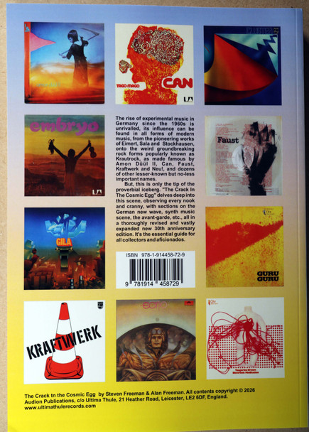The Crack in the Comic Egg-Encyclopedia of Krautrock, Kosmiche Musik & other Progressive Musics 2026 30th Anniversary edition