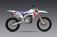 Yoshimura RS-12 Full Exhaust System (S.Steel/Alu/Carbon Cap) Yamaha YZ250F 24 Front