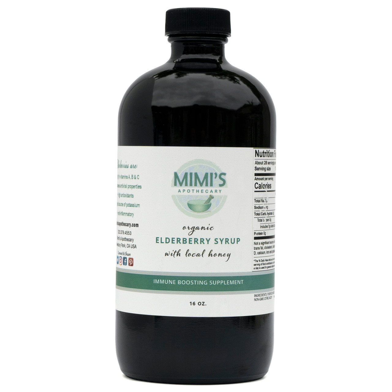 Fresh Organic Elderberry Syrup Mimi's Apothecary