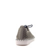 Ilse Jacobsen Tulip Mary Jane Grey/White heel view - Hanig's Footwear