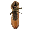 Regarde le Ciel Brandy-01 Cognac top view - Hanig's Footwear