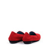 Thierry Rabotin Alisia 2419 Red Suede heel view - Hanig's Footwear
