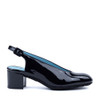 Thierry Rabotin Dunia S108 Black Patent side view - Hanig's Footwear