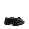 Thierry Rabotin Gragas 2438 Black Xander heel view - Hanig's Footwear