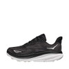 Hoka One One Clifton 9 Black White Womens inside view - Hanig's Footwear