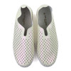 Ilse Jacobsen Tulip 3576 Whitecap Metallic top view — Hanig's Footwear