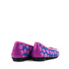 Thierry Rabotin Glenda 7453 Pink Dot heel view - Hanig's Footwear