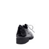 Thierry Rabotin Zeke 7813 Black Drillo heel view - Hanig's Footwear