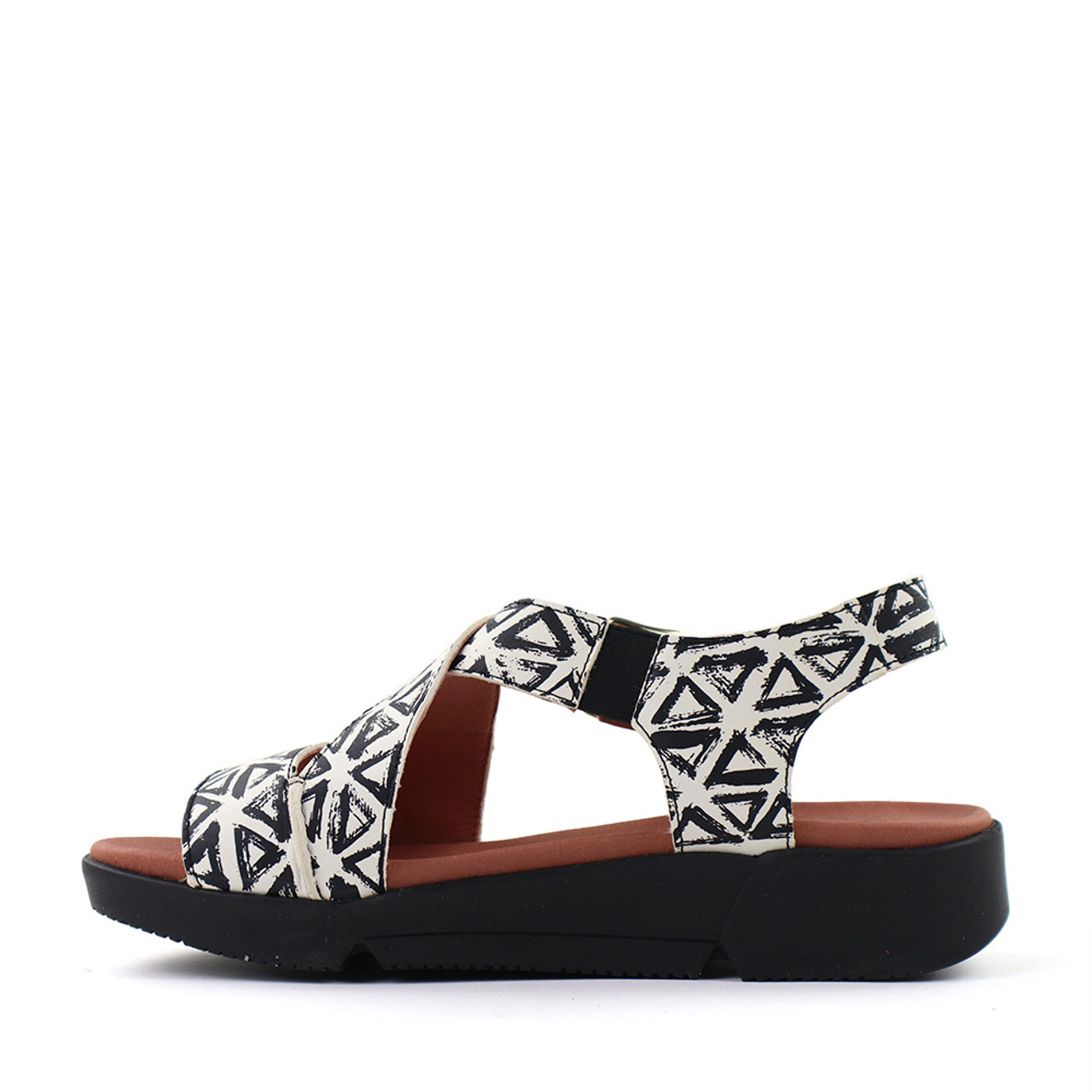 Hirica Florence Sandal in Aztec - Hanig's Footwear