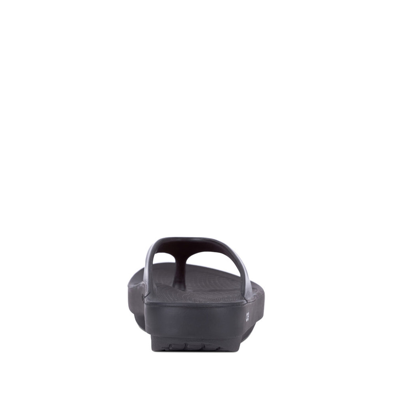 Oofos Oolala 1400 Black Sandal | Hanig's Footwear