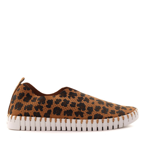 Ilse Jacobsen Tulip dark cheetah side - Hanigs Footwear