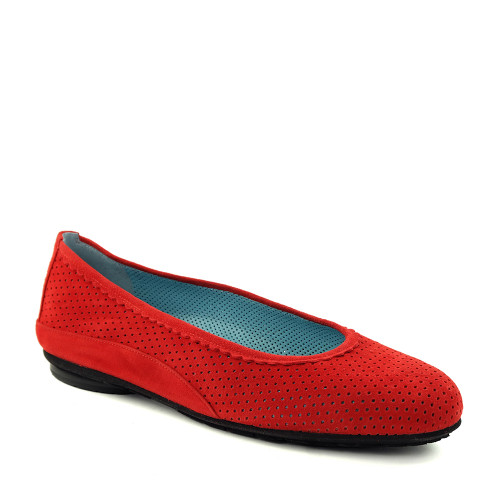 Thierry Rabotin Genie 7445 Flat in red | Hanig's Footwear