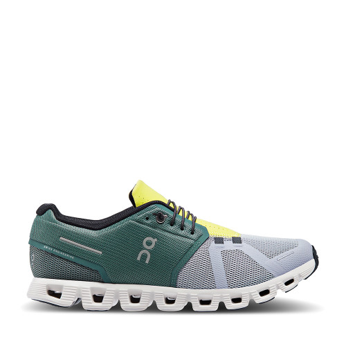 On Running Cloud 5 Olive White Mens | Hanig's Footwear