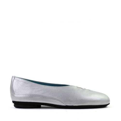 Thierry Rabotin Grace 7410 Silver top view - Hanig's Footwear