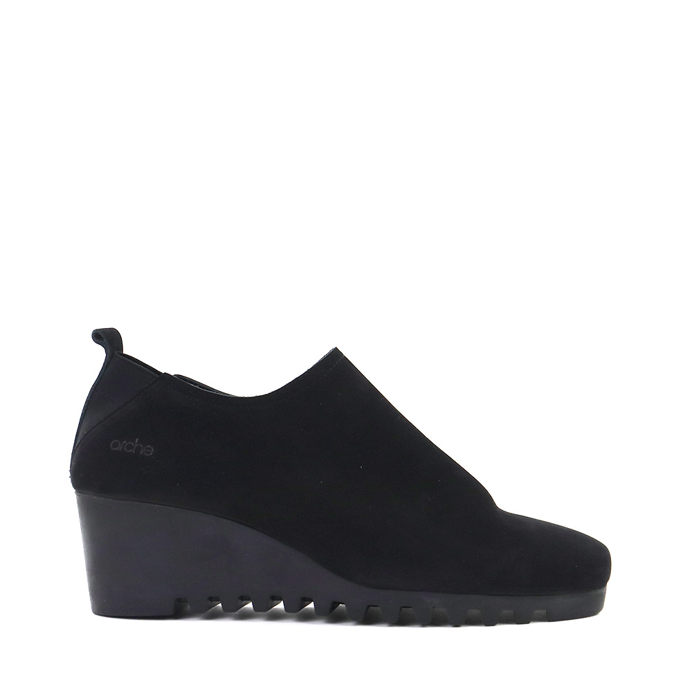 Arche Larhko Wedge in Black Hanigs Footwear