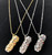 Teleidoscope Necklaces in Gold, Shiny Silver and Antique Silver Tone