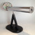 Kaleidoscope - Small Pedestal with Dichroic Wheel in Chrome by Jon Greene | Chesnik Scopes on custom black swiveled pedestal base