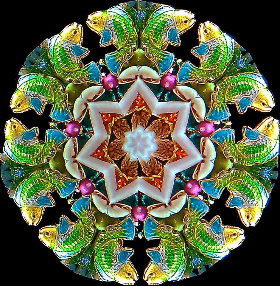 two-mirror, 7-point mandala