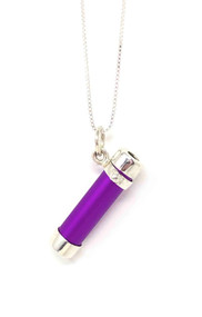 Kaleidoscope Necklace in Violet by Kevin & Deborah Healy