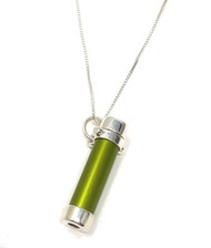 Kaleidoscope Necklace in Lime by Kevin & Deborah Healy 