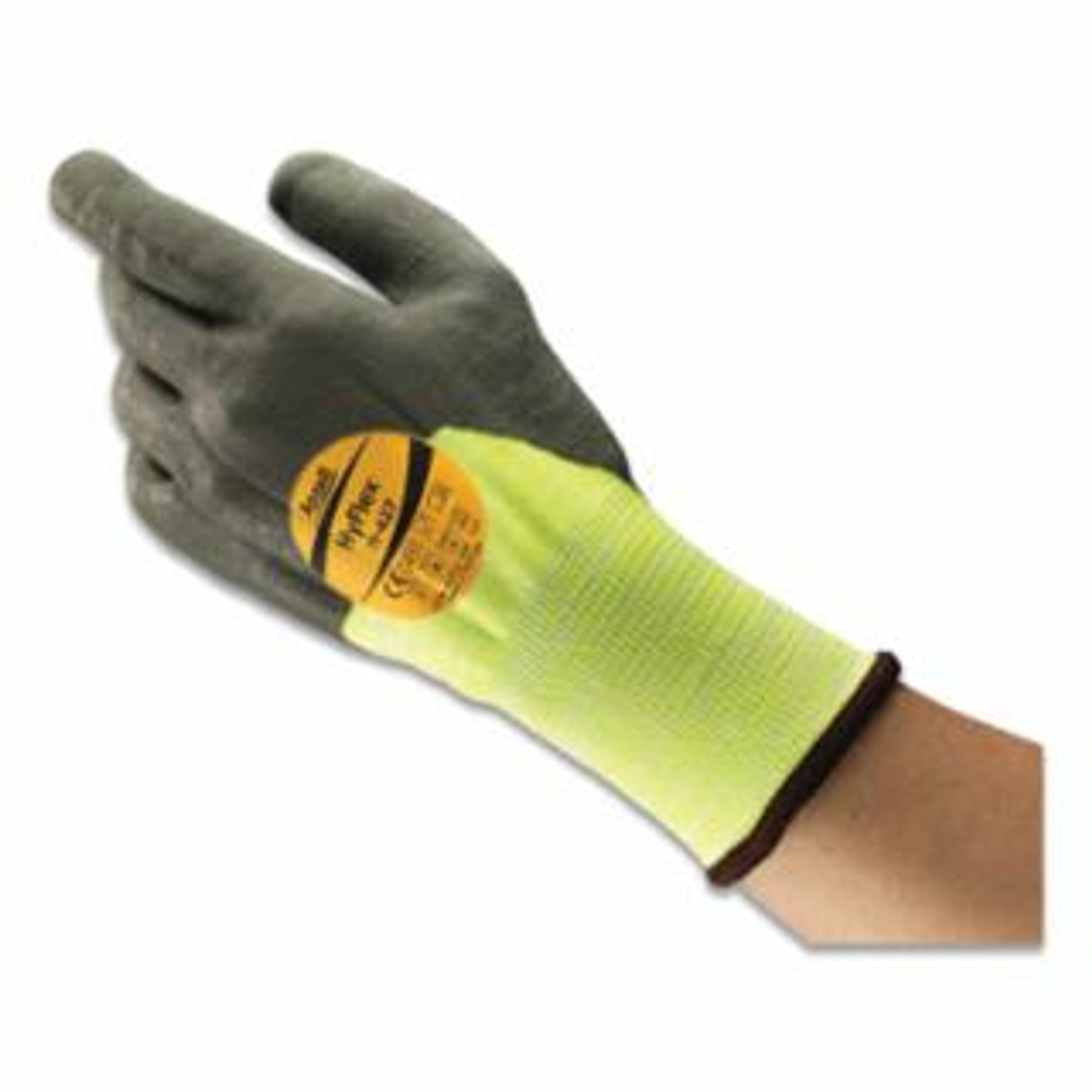 11-427 CUT AND PUNCTURE RESISTANT GLOVES, SIZE 10, YELLOW/BLACK