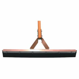 NONSPARKING FLOOR AND DRIVEWAY SQUEEGEE, STRAIGHT WITH TAPERED HANDLE SOCKET, 24 IN, BLACK