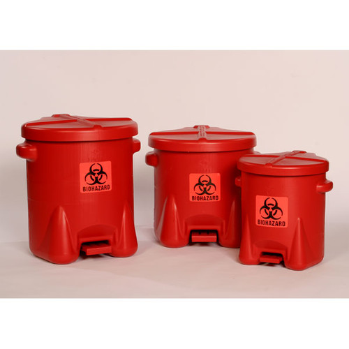 SAFETY BIOHAZARDOUS WASTE CANS 943BIO