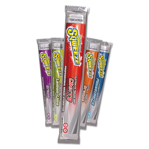 BUY SQWEEZE FREEZER POP, REGULAR, 3 OZ, TUBE, ASSORTED FLAVORS now and SAVE!