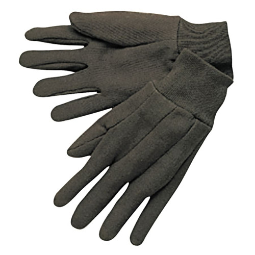 BUY COTTON JERSEY GLOVES, LARGE, BROWN now and SAVE!