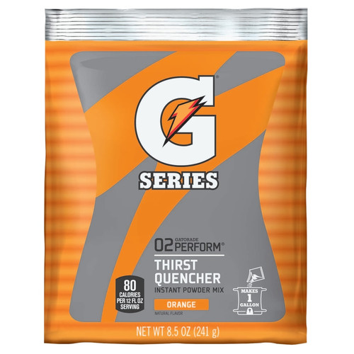 BUY G SERIES 02 PERFORM THIRST QUENCHER INSTANT POWDER, 8.5 OZ, POUCH, 1 GAL YIELD, ORANGE now and SAVE!