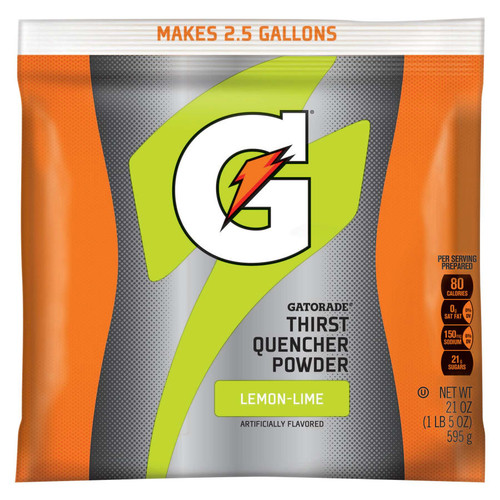 BUY G SERIES 02 PERFORM THIRST QUENCHER INSTANT POWDER, 21 OZ, POUCH, 2.5 GAL YIELD, LEMON-LIME now and SAVE!
