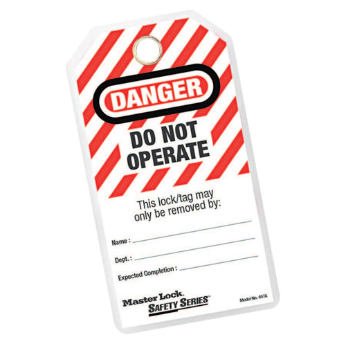 BUY SAFETY SERIES DO NOT OPERATE I.D. TAGS, 3-1/8 IN W X 5-3/4 IN H now and SAVE!