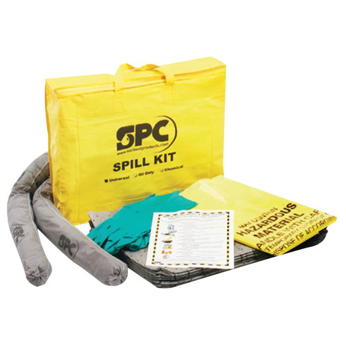 BUY SPC ECONOMY PORTABLE SPILL KIT, ALLWIK UNIVERSAL, 5 GAL ABSORBENCY now and SAVE!