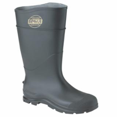 Buy CT ECONOMY KNEE BOOTS, STEEL TOE, SIZE 12, 16 IN H, PVC, BLACK now and SAVE!