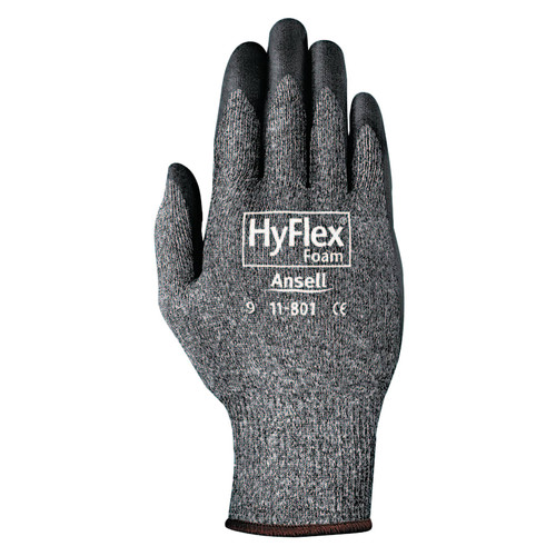 BUY HYFLEX FOAM GRAY GLOVES, 10, BLACK/GRAY, NITRILE FOAM PALM COATED now and SAVE!