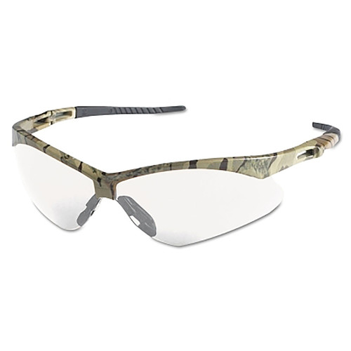 BUY V30 NEMESIS SAFETY GLASSES, CLEAR, POLYCARBONATE LENS, ANTI-FOG, CAMOUFLAGE FRAME/TEMPLES, NYLON now and SAVE!