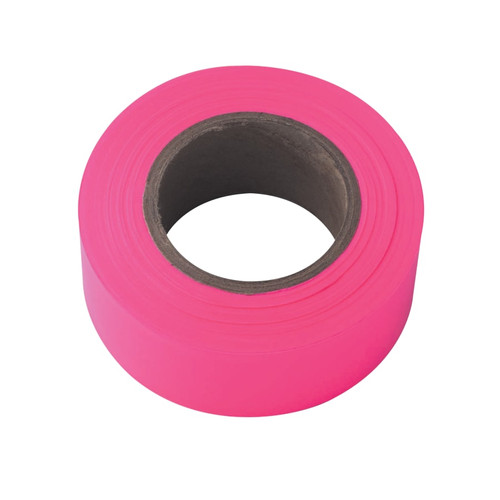 BUY FLAGGING TAPE, 1-3/16 IN X 150 FT, PINK GLO now and SAVE!