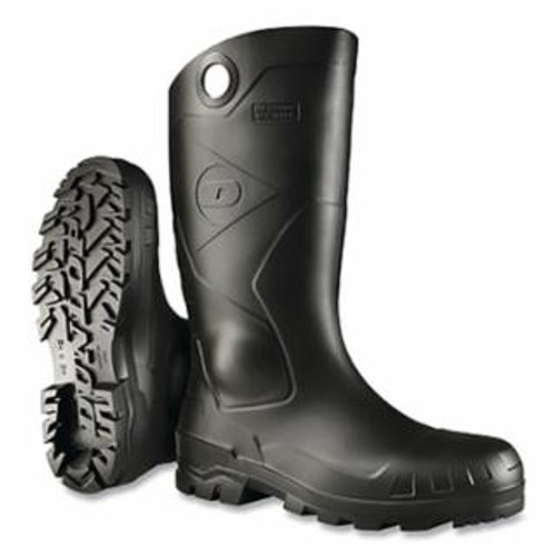 Buy CHESAPEAKE RUBBER BOOTS, PLAIN TOE, UNISEX 9, 16 IN BOOT, PVC, BLACK now and SAVE!