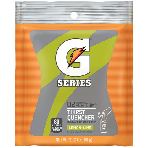 BUY G SERIES 02 PERFORM THIRST QUENCHER INSTANT POWDER, 2.12 OZ, POUCH, 32 OZ YIELD, LEMON-LIME now and SAVE!
