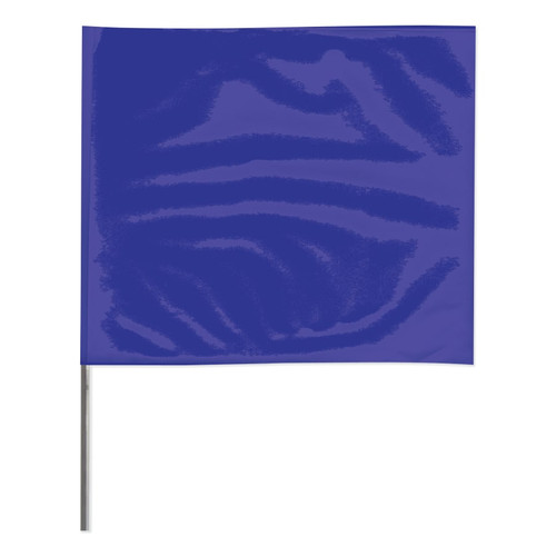 Buy STAKE FLAG, 2 IN X 3 IN, 21 IN HEIGHT, PVC; STEEL WIRE, BLUE now and SAVE!