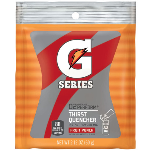 BUY G SERIES 02 PERFORM THIRST QUENCHER INSTANT POWDER, 2.12 OZ, POUCH, 32 OZ YIELD, FRUIT PUNCH now and SAVE!