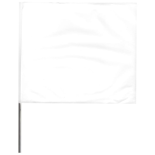 Buy STAKE FLAGS, 4 IN X 5 IN, 21 IN HEIGHT, PVC; STEEL WIRE, WHITE now and SAVE!