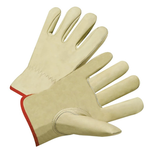 BUY STANDARD GRAIN COWHIDE LEATHER DRIVER GLOVES, LARGE, UNLINED, TAN now and SAVE!