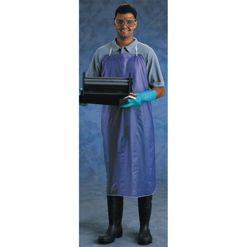 Buy ALPHATEC 56-001 PVC APRON, 8 MIL, 33 IN X 44 IN, BLUE now and SAVE!