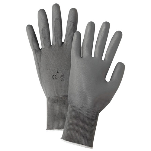 BUY POLYURETHANE COATED GLOVES, LARGE, GRAY now and SAVE!